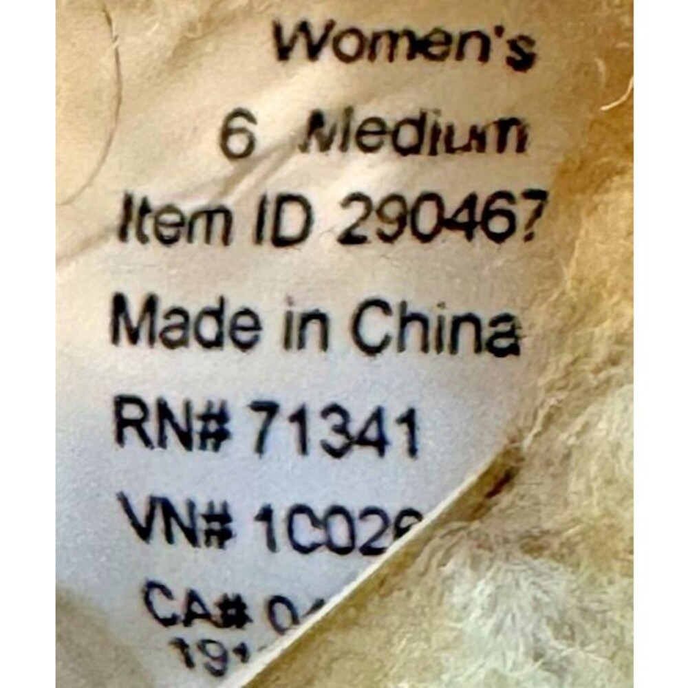 L.L. Bean Wicked Good Moccasins Women's 6M Brown Suede Sherpa Lined Slippers - Picture 9 of 11